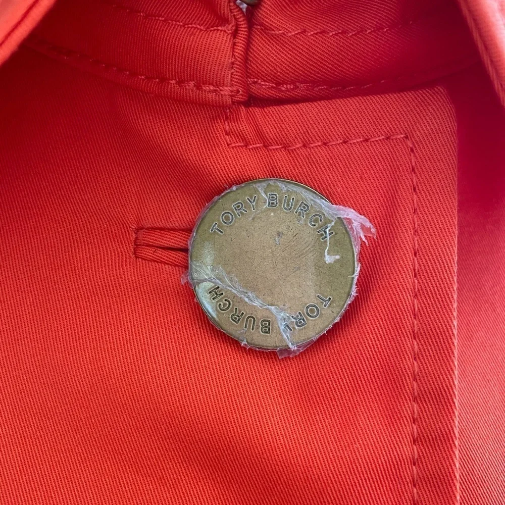 Tory Burch Curtis jacket in Poppy, Sz. 0